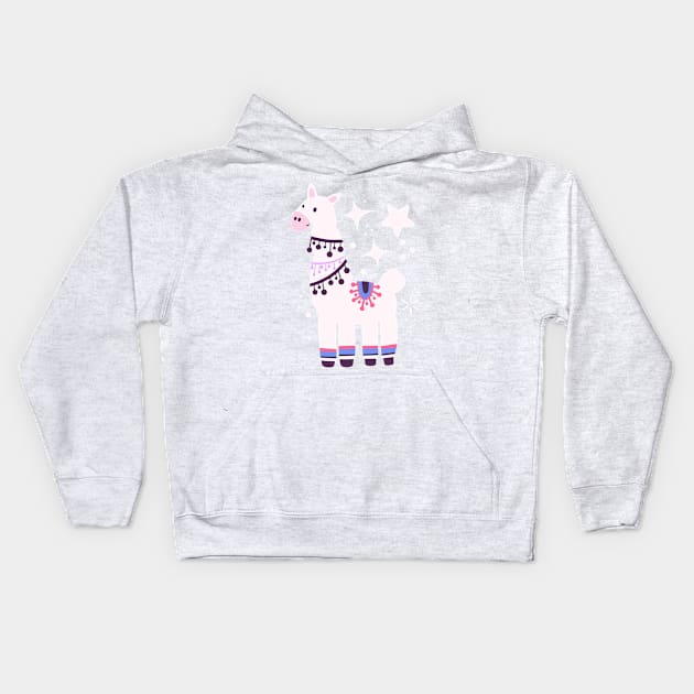 llama Kids Hoodie by Mashmuh